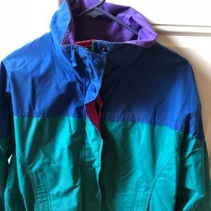 Vintage inspired rain jacket